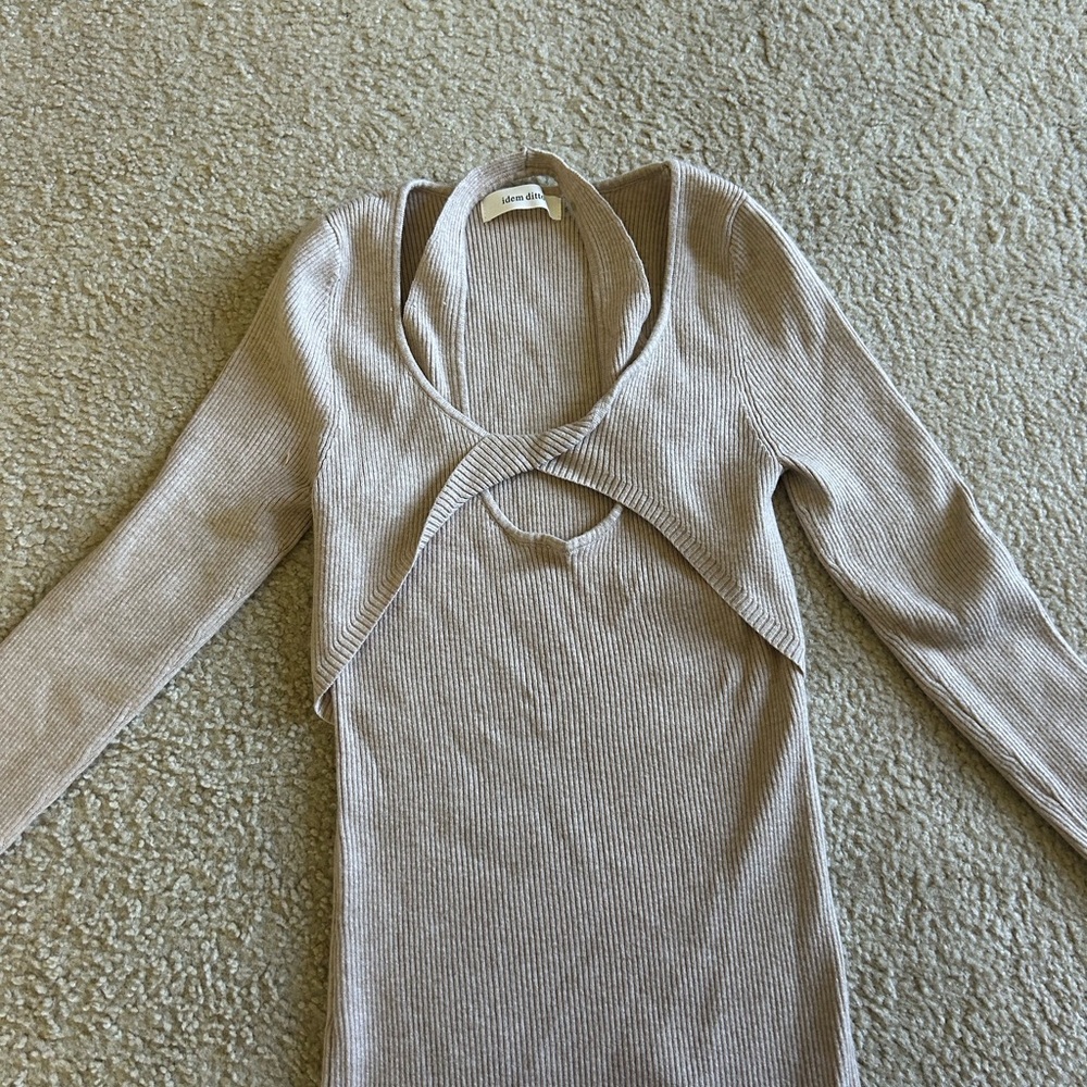 Idem Ditto Ribbed Long Sleeve Shirt